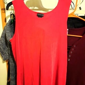 2 piece slinky knit tank and tunic set